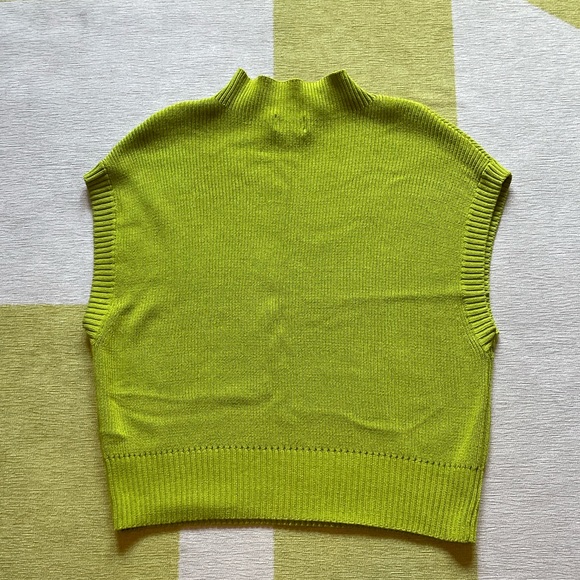 Anthropologie Maeve Amara Sweater Tee in Lime Size XL - Picture 2 of 5
